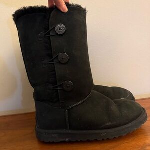 Black UGG boots
